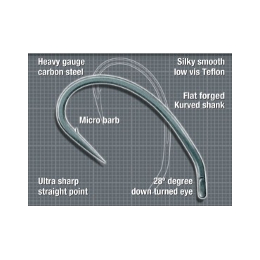 Korda Kurv Shank Hook Size 4